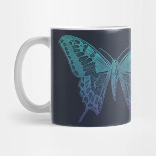 Blue butterfly Mug